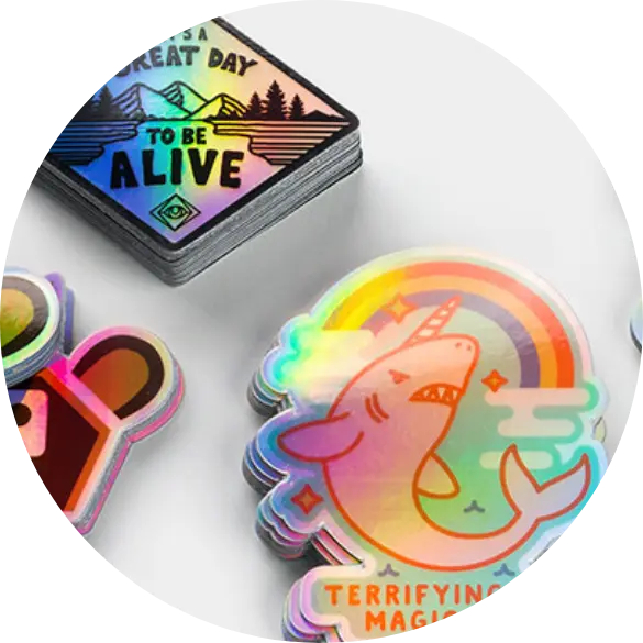 Design and print your very own custom stickers — for free