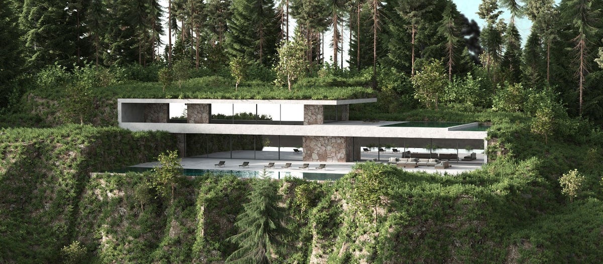 New Naturalism design marries simple surfaces with big forest vibes